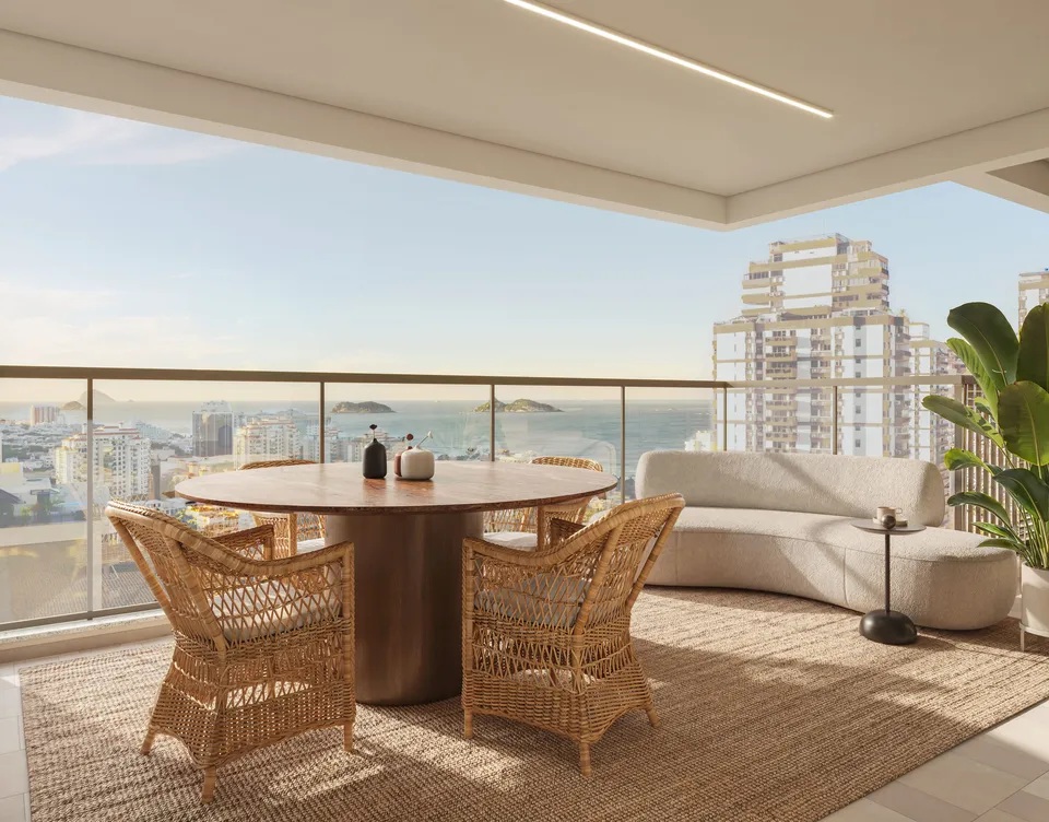 Varanda de apartamento tipo do Kronos